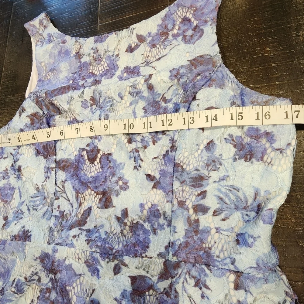 Speechless Blue Floral Mini Dress